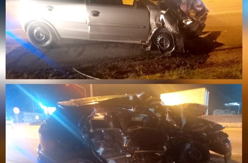  Dois homens ficam gravemente feridos em acidente na BR-116 em FRG