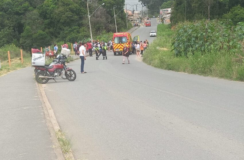  Adolescente fica gravemente ferida após ser atropelada por motociclista em FRG
