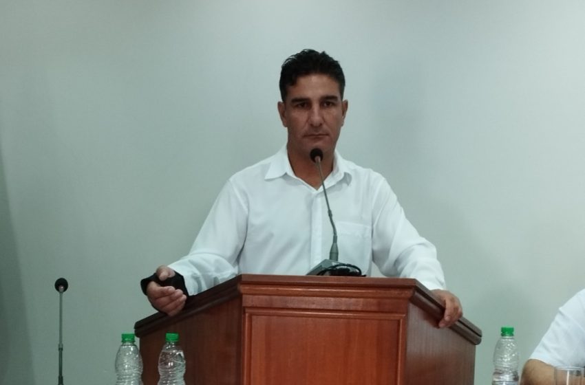  Suplente Julinho do Pesque toma posse como vereador na Câmara de Fazenda Rio Grande