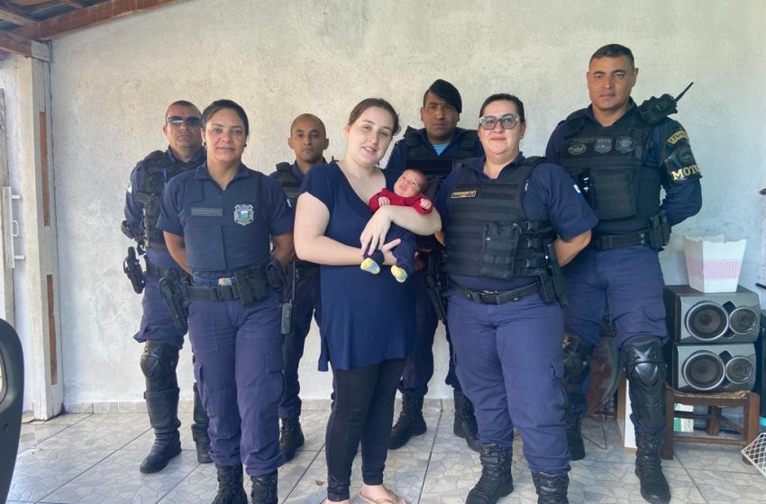  Bebê de 11 dias é salvo por Guardas Municipais de FRG após ficar engasgado