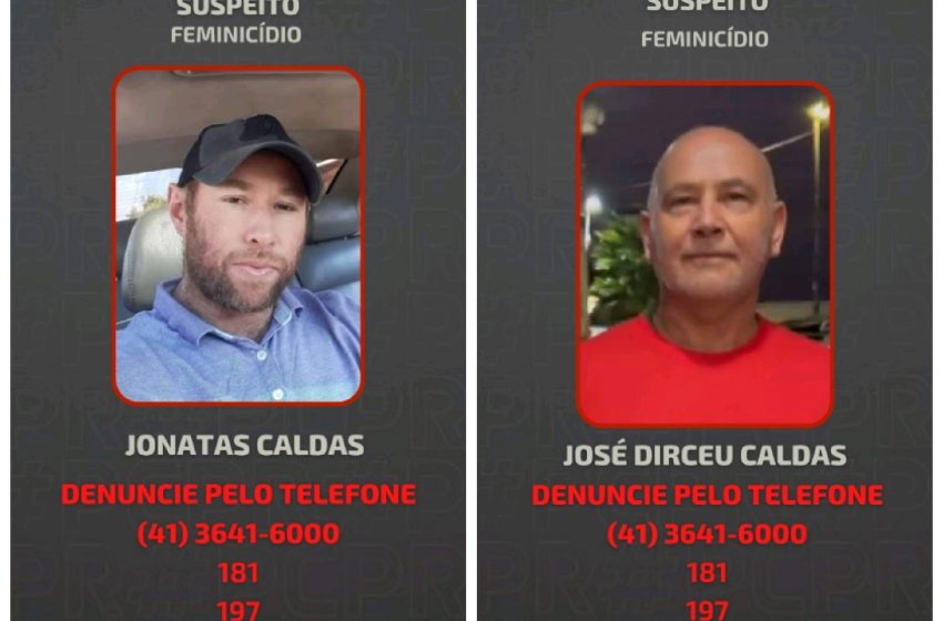  Polícia Civil esclarece feminicídio ocorrido em Araucária e cumpre mandados nas residências dos foragidos