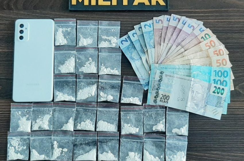  PM prende homem por no tráfico de drogas em Mandirituba