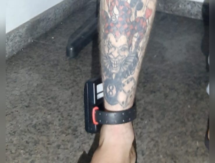  Acusado de homicídio com tornozeleira eletrônica é preso pela PM em Fazenda Rio Grande