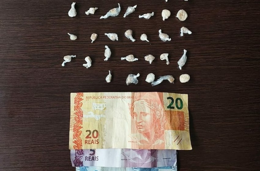  GM prende homem e apreende menor suspeitos de tráfico de drogas em FRG