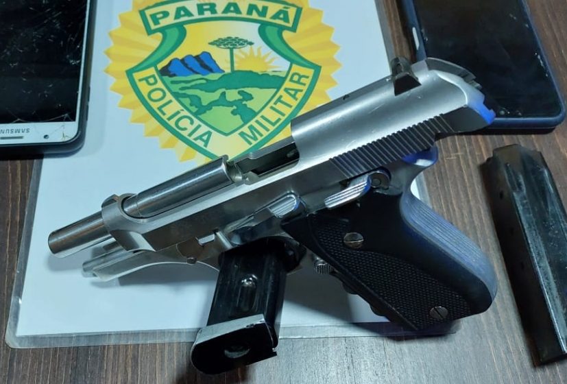  PM prende dois homens por porte ilegal de arma de fogo em FRG