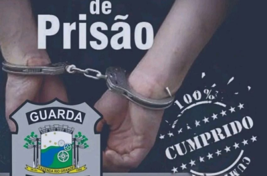  Guarda Municipal prende homem com longa ficha criminal no fórum de Fazenda Rio Grande