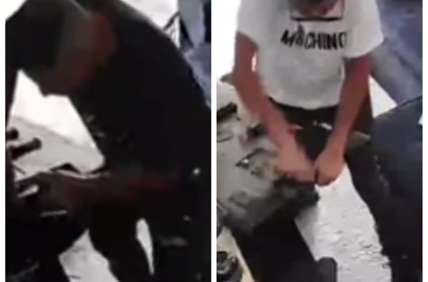  Câmera interna registra marginais arrombando porta para furtar casa em FRG